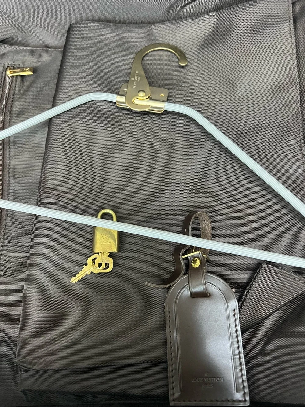 Louis Vuitton Damier Ebene Pegase 50 with hanger, garment bag etc